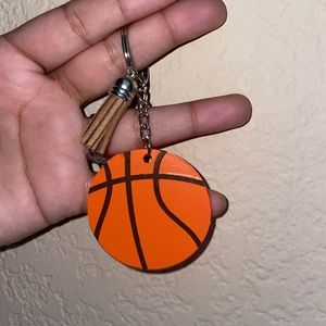 Basketball custom acrylic keychain